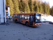 Ski bus in Val Gardena