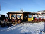Après-ski bar in the Puflatsch restaurant