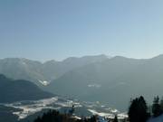 View from the ski area of Velturno, where there are also some accommodations.