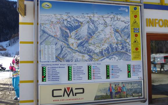 Gitschberg-Jochtal: orientation within ski resorts – Orientation Gitschberg Jochtal