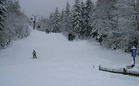 Biggest height difference in the Upper Palatinate (Oberpfalz) – ski resort Hohenbogen – Neukirchen bei Hl. Blut