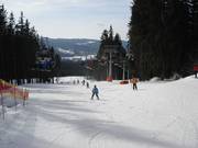 Easy and wide slopes at Lipno