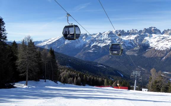 Best ski resort in Altopiano della Paganella/Dolomiti di Brenta/Lago di Molveno – Test report Paganella – Andalo