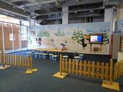 Children’s area at the entrance to the ski hall