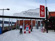 Children's entrance in the ski resort of Åre