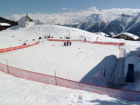 Children's areas run by the Ski School Bettmeralp