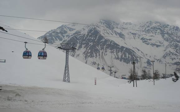 Biggest height difference in the Val Mesolcina (Misox) – ski resort San Bernardino