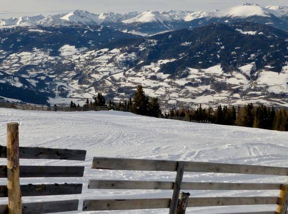 Slopes with a great view of the Murau Mountains