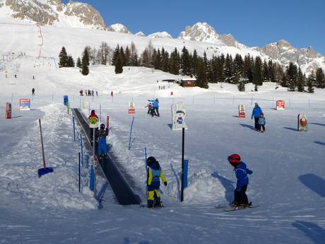 Family ski resorts Belluno – Families and children Passo San Pellegrino/Falcade