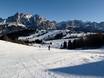 Dolomites: size of the ski resorts – Size Alta Badia