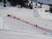 Ski school area in Crest above Champoluc