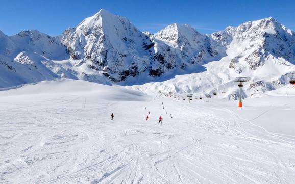 Highest base station in the Ortles Region – ski resort Sulden am Ortler (Solda all'Ortles)