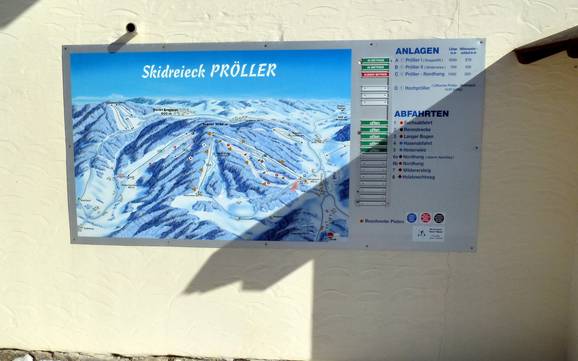 Straubing-Bogen: orientation within ski resorts – Orientation Pröller Skidreieck (St. Englmar)