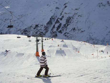 Snow parks Lechtal Alps – Snow park St. Anton/St. Christoph/Stuben/Lech/Zürs/Warth/Schröcken – Ski Arlberg