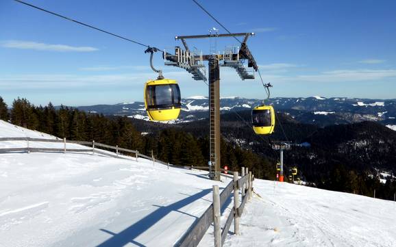 Wiesental: best ski lifts – Lifts/cable cars Belchen