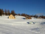 Tauplitzalm village at the ski resort