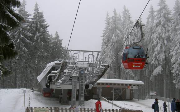 Biggest height difference in the Harz Mountains – ski resort Wurmberg – Braunlage