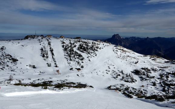 Biggest height difference in the Salzkammergut Mountains – ski resort Feuerkogel – Ebensee