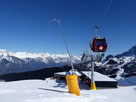 Snow reliability Lower Inn Valley (Unterinntal) – Snow reliability Axamer Lizum