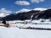 Albula Alps: access to ski resorts and parking at ski resorts – Access, Parking Zuoz – Pizzet/Albanas