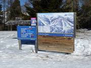 Piste map and signposting