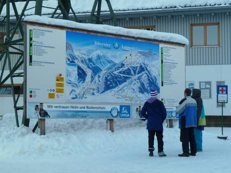 Tiroler Zugspitz Arena: orientation within ski resorts – Orientation Biberwier – Marienberg
