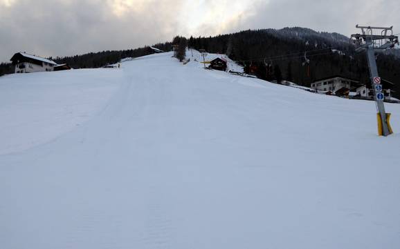 Highest base station in the Dolomites Region Kronplatz (Plan de Corones) – ski resort Antermoia (San Martin de Tor)