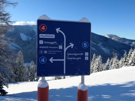 Salzburger Sportwelt: orientation within ski resorts – Orientation Filzmoos
