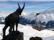 Top of St. Moritz - the 3,057 metre high Piz Nair