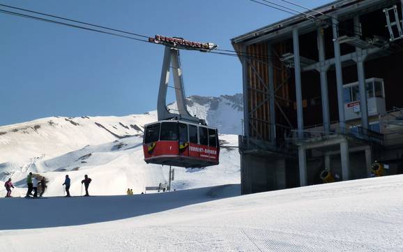 Highest base station in the Dalatal – ski resort Leukerbad