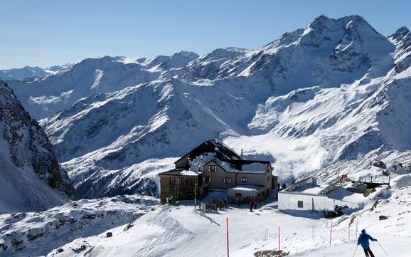 Huts, mountain restaurants  Val Senales (Schnalstal) – Mountain restaurants, huts Val Senales Glacier (Schnalstaler Gletscher)