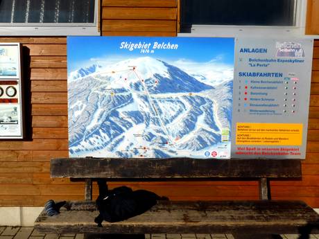 Southern Black Forest: orientation within ski resorts – Orientation Belchen