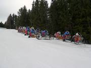 Snow cannons on the Zauberberg