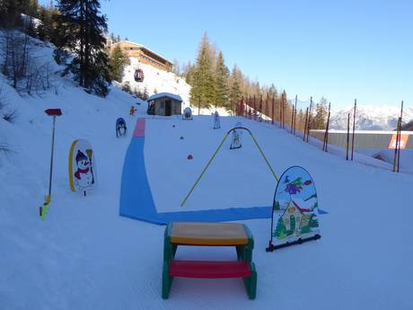 Children's area run by the Olympic ski school.
