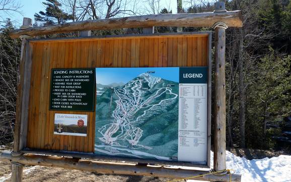 Adirondack Mountains: orientation within ski resorts – Orientation Whiteface – Lake Placid