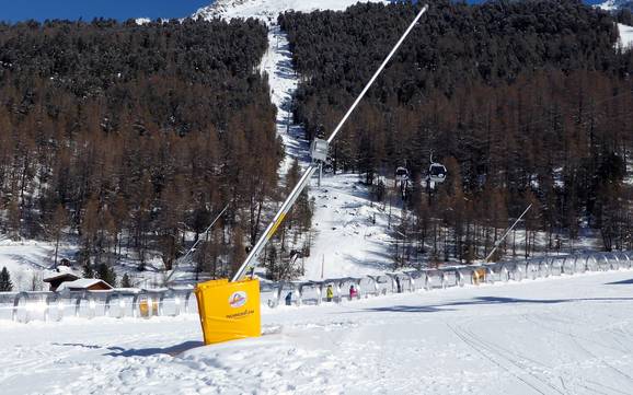 Snow reliability Suldental (Val di Solda) – Snow reliability Sulden am Ortler (Solda all'Ortles)