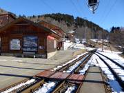 From the train to the cable car up to Bellwald