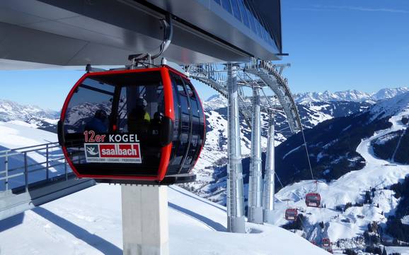 Leoganger Tal: best ski lifts – Lifts/cable cars Saalbach Hinterglemm Leogang Fieberbrunn (Skicircus)