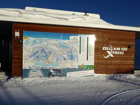 Zell am See-Kaprun: orientation within ski resorts – Orientation Schmittenhöhe – Zell am See