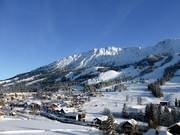 View of the Oberjoch ski resort