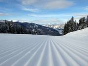 Perfectly groomed slopes