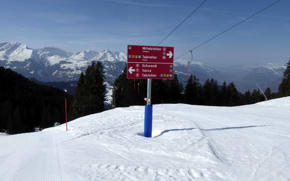 Prättigau: orientation within ski resorts – Orientation Grüsch Danusa