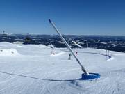 Snow lance in the ski resort of Trysil