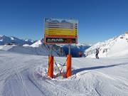 Comprehensive sign-posting in the ski resort