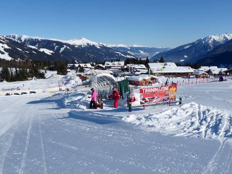 Children's area run by the Krimml ski school (Gerlosplatte)