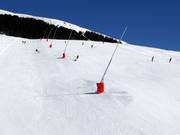 Snow-making lance on the Engi slope
