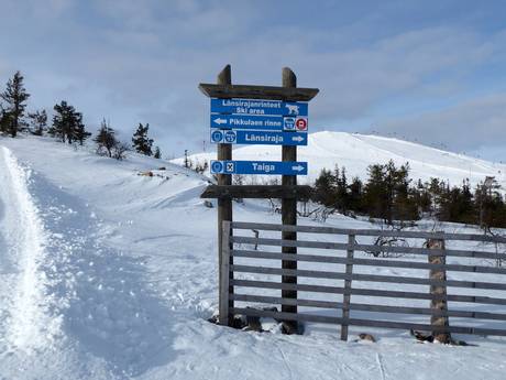 Lapland (Lappi): orientation within ski resorts – Orientation Ylläs