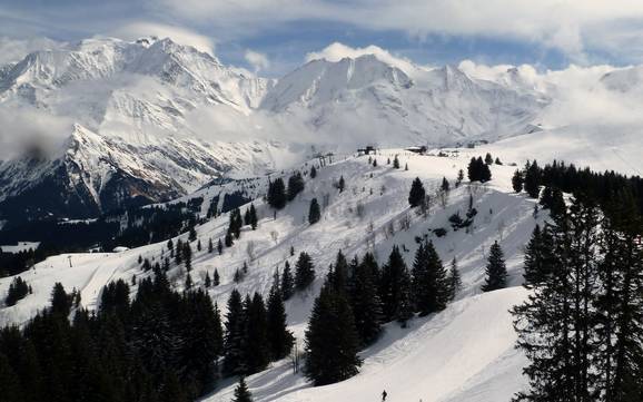 Biggest height difference in Evasion Mont-Blanc – ski resort Megève/Saint-Gervais