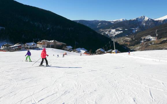 Ski resorts for beginners in the Val Sarentino (Sarntal) – Beginners Reinswald (San Martino in Sarentino)