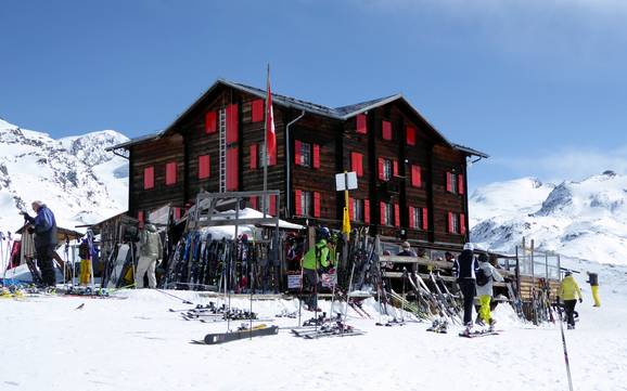 Huts, mountain restaurants  Zermatt-Matterhorn – Mountain restaurants, huts Zermatt/Breuil-Cervinia/Valtournenche – Matterhorn
